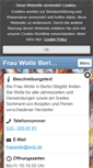 Mobile Screenshot of frau-wolle-berlin.de