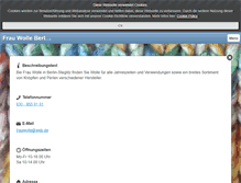 Tablet Screenshot of frau-wolle-berlin.de